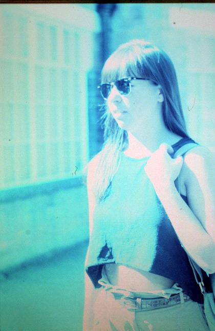 lomo photo taken with lomo camera diana f+ and 35mm film